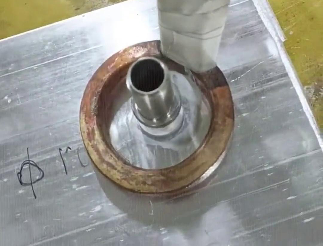 鋁管鋁件的焊接，高頻焊機可以焊低溫的M51配合M51-F焊絲