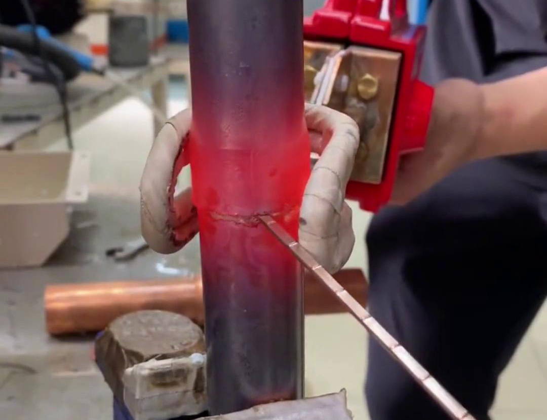 手持式高頻焊接機，銅管鋁管豎焊倒焊橫平焊